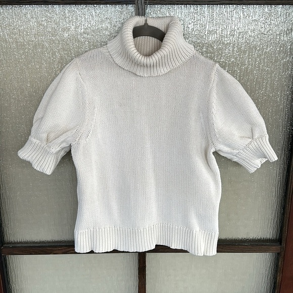 Adam Lippes Collective
Cream Puff Sleeve Sweater size large - Picture 6 of 10